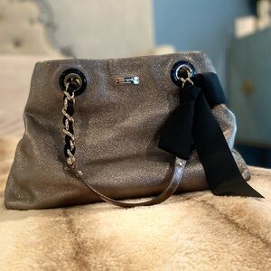 Kate Spade Metallic Silver Shoulder Bag